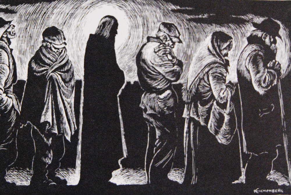 "Christ of the Breadlines" by Fritz Eichenberg, 1952, shared to the Catholic Worker (Flickr/Jim Forest) "Christ of the Breadlines" by Fritz Eichenberg, 1952, shared to the Catholic Worker (Flickr/Jim Forest)